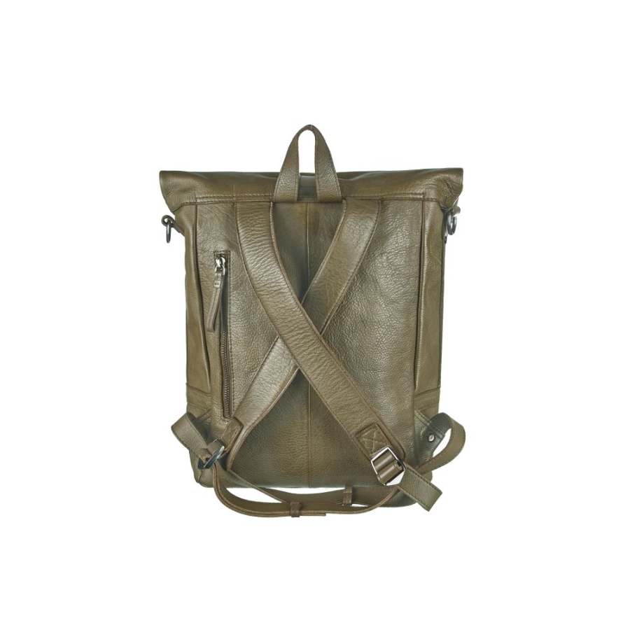 ROLLTOP BACKPACK DESERT GREEN